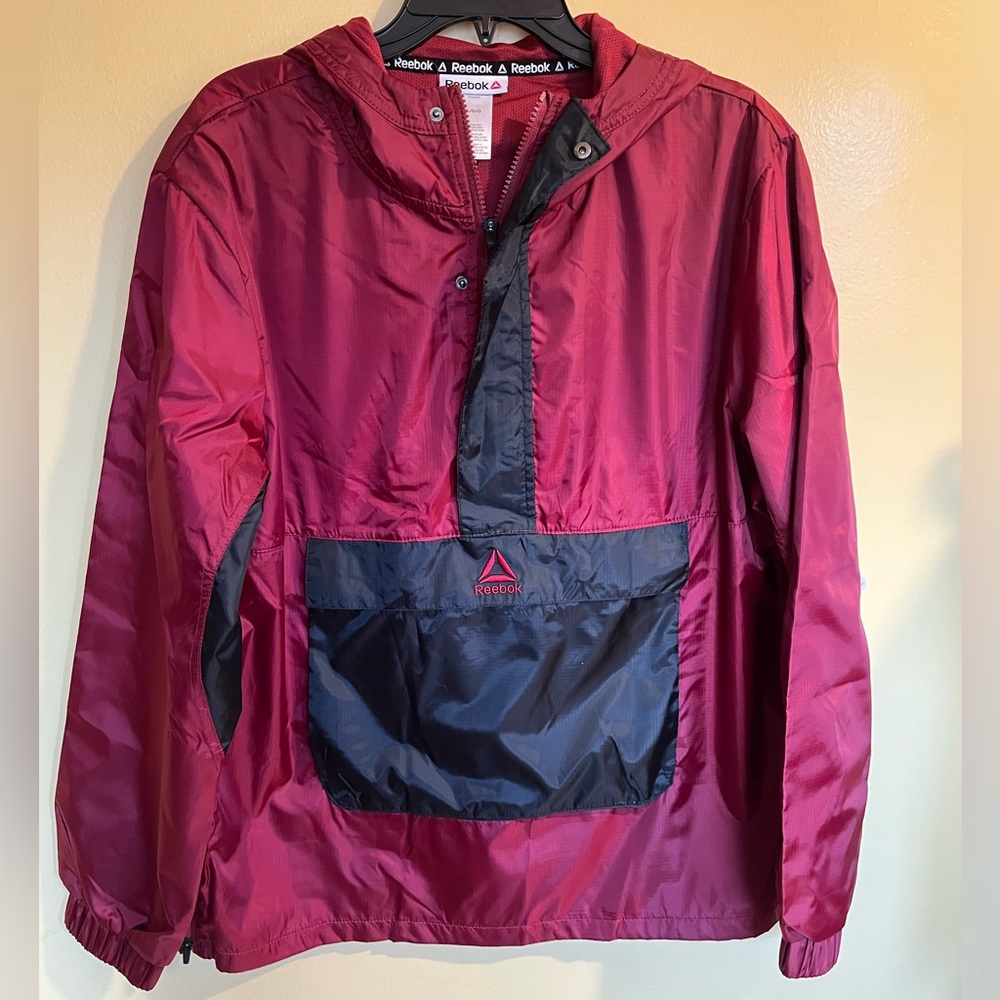 Reebok Mens Striker Woven 1/2 Zip Anorak